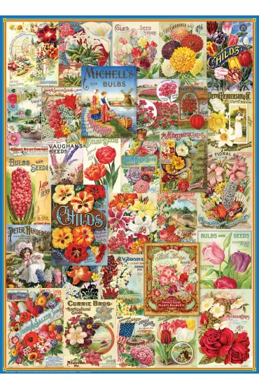 Puzzle 1000 el. Nasiona kwiat�w Eurographics