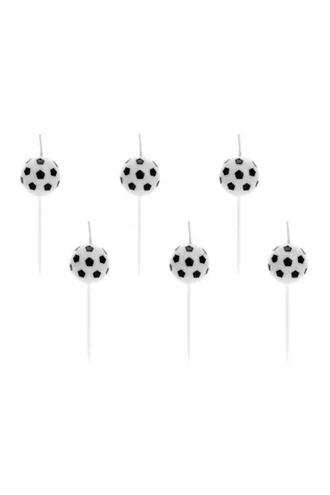PartyDeco �wieczki urodzinowe Pi�ki 2.5cm