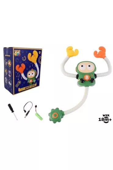 Prysznic robot zielony na akumulator Pro Kids