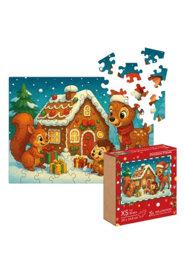 Puzzle drewniane 90 el. �wi�teczni przyjaciele Alexander