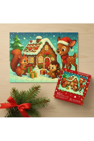 Puzzle drewniane 90 el. �wi�teczni przyjaciele Alexander