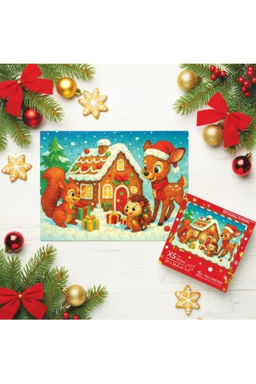 Puzzle drewniane 90 el. �wi�teczni przyjaciele Alexander