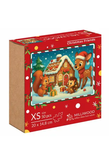 Puzzle drewniane 90 el. �wi�teczni przyjaciele Alexander