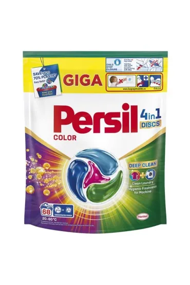 Persil Kapsuki do prania tkanin Discs 4 in 1 Color 68 szt.
