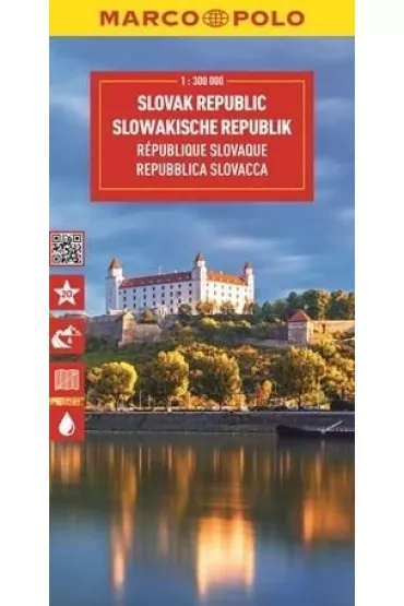 S�owacja. Mapa drogowa w skali 1:300 000