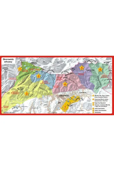 Tatry Polskie. Schematy szlak�w turystycznych