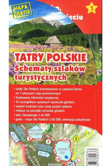 Tatry Polskie. Schematy szlak�w turystycznych
