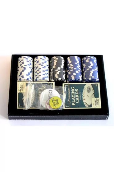 �etony pokerowe PREMIUM SK�RA 100 szt. 14g