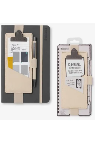 If Bookaroo Clipboard for Notebooks - kremowa