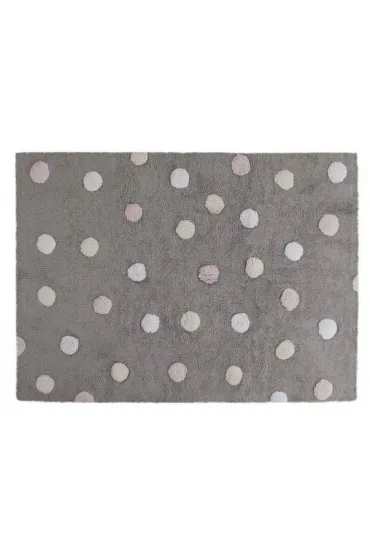 Dywan bawe�niany Topos Tricolor Grey Pink 120x160