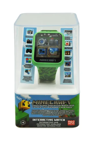 Zegarek Smartwatch 10 funkcji Minecraft MIN4045