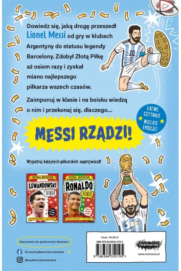 Messi rz�dzi. Football superstars - Simon  Mugford