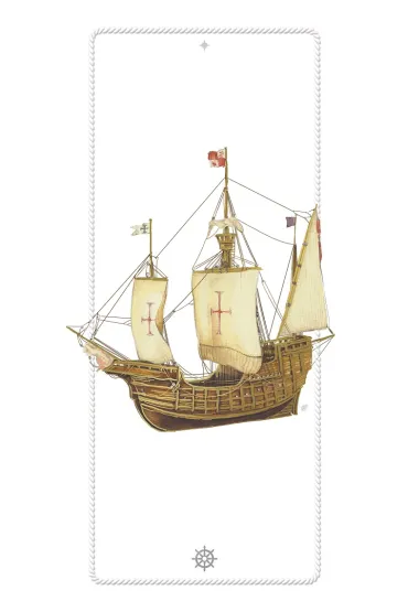 DaVinci Karnet Statek G06 42A 322 + koperta 12 x 23 cm