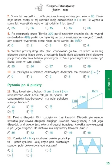 Matematyka z weso�ym kangurem 2023 Kangur7