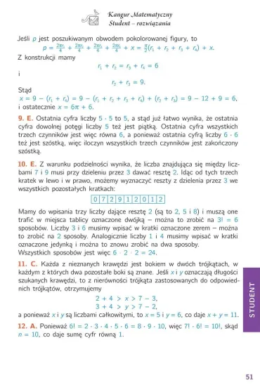 Matematyka z weso�ym kangurem 2023 Kangur7