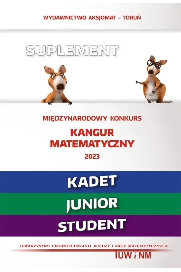 Matematyka z weso�ym kangurem 2023 Kangur7