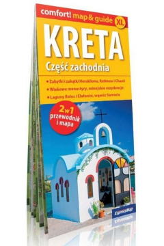 comfort!map&guide XL Kreta. Cz zachodnia 2w1 1:150 000