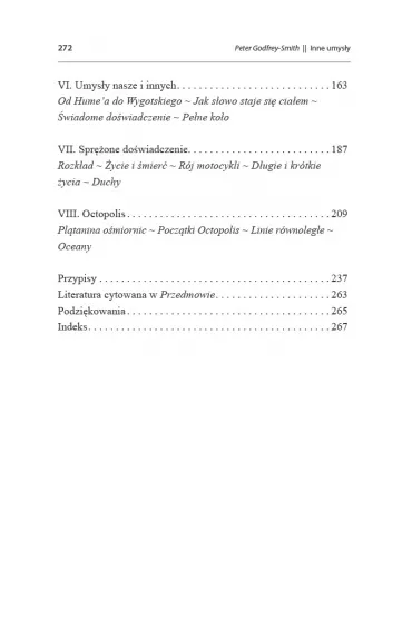 Inne umysy. Omiornice i prapocztki wiadomoci - Peter  Smith-godfrey