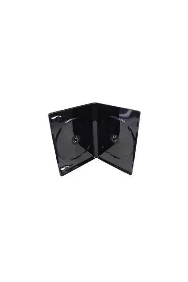 Pude�ko na 2 p�yty CD DVD Box czarne 10 szt.