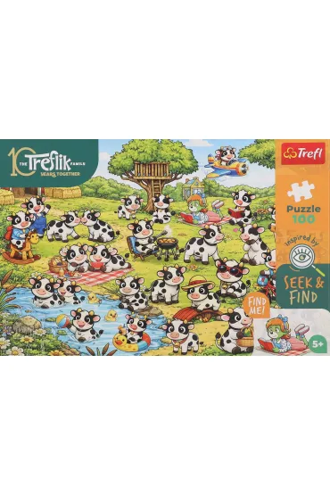 Puzzle 100el �wiat kr�wek TREFL 16584