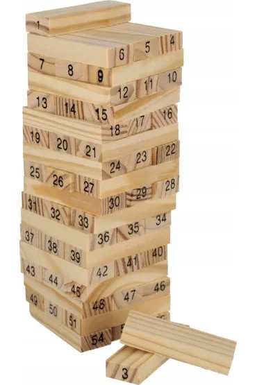 Gra Wie�a drewniana Wood Cyfry MEGA CREATIVE 552115
