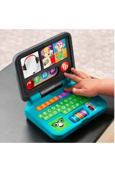 Fisher-Price. Edukacyjny Laptop Malucha Porozmawiajmy HHX33 Mattel