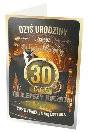 Yeku Karnet z wymiennymi rocznikami 30 m�ska
