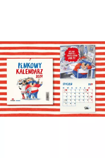 Pinku! Pinkowy kalendarz 2024 - Agnieszka Walig�ra, Urszula M�odnicka