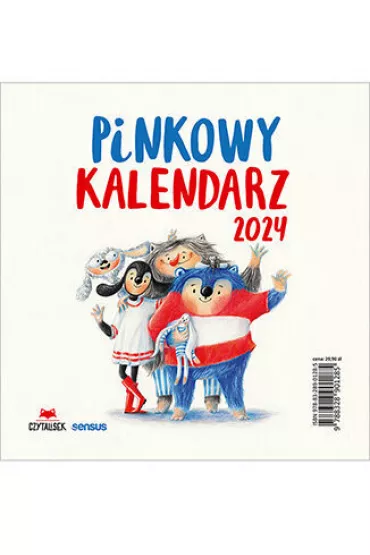 Pinku! Pinkowy kalendarz 2024 - Agnieszka Walig�ra, Urszula M�odnicka