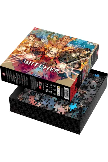 Puzzle 500 el. Gaming Puzzle: The Witcher Scoia`tael Good Loot