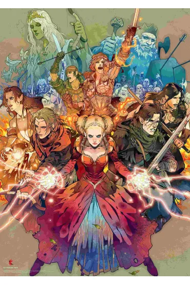 Puzzle 500 el. Gaming Puzzle: The Witcher Scoia`tael Good Loot