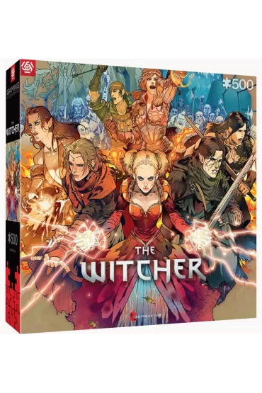 Puzzle 500 el. Gaming Puzzle: The Witcher Scoia'tael Good Loot