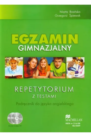 Repetytorium egzamin gimnazjalny z CD - Grzegorz �piewak, Marta Rosi�ska