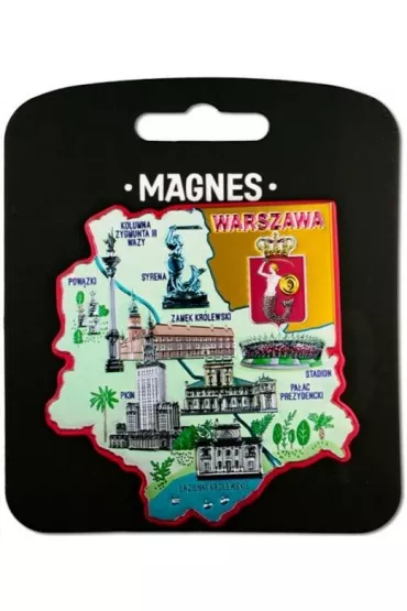 Pan Dragon Magnes I love Poland Warszawa ILP-MAG-A-WAR-29