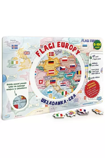 Puzzle GRA UK ADANKA FLAGI EUROPY 47EL FOL1 Jako TaniaKsiazka pl Puzzle GRA UK ADANKA FLAGI EUROPY 47EL FOL1 Jako TaniaKsiazka pl