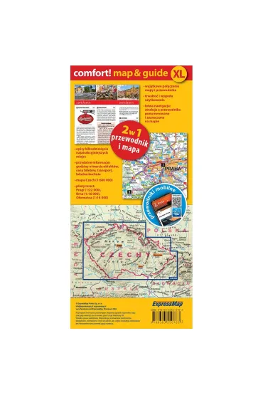 Czechy map&guide XL PL laminat 2024 - Katarzyna Byrtek