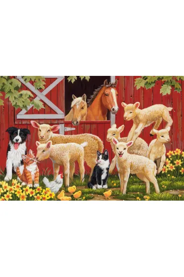 Puzzle 3x48 Zwierz�ta na farmie Schmidt