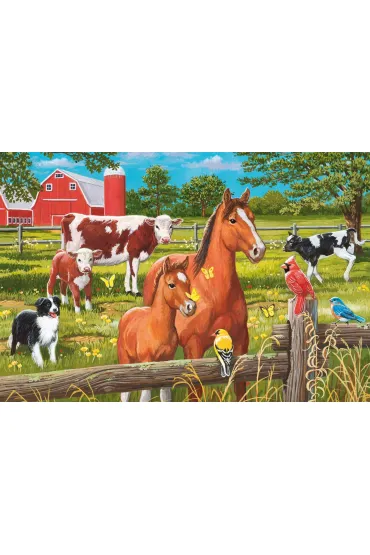 Puzzle 3x48 Zwierz�ta na farmie Schmidt