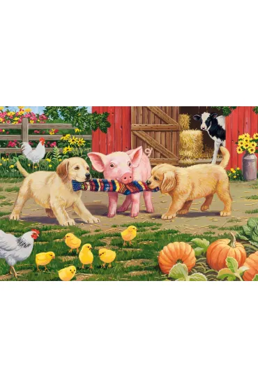 Puzzle 3x48 Zwierz�ta na farmie Schmidt