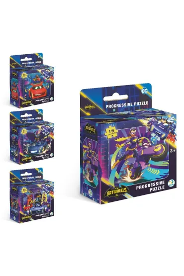 Puzzle 16 el. Batwheels. Motocykl Batgirl Bibi Dodo