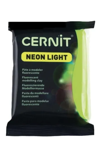 Modelina neonowa zielona Cernit