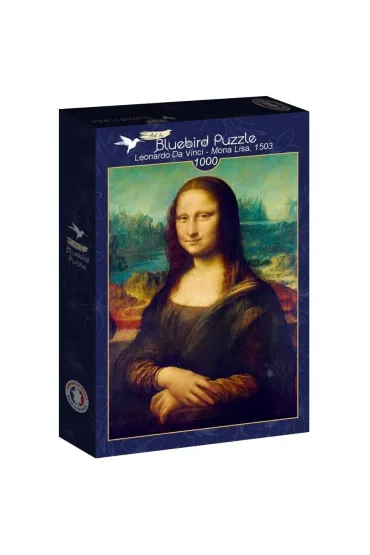 Puzzle 1000 el. Leonardo Da Vinci Mona Lisa, 1503 Bluebird Puzzle