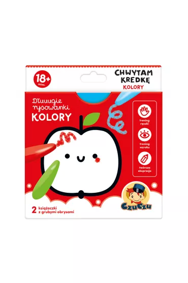 CzuCzu Duuugie rysowanki Chwytam kredk Kolory 18mies.+