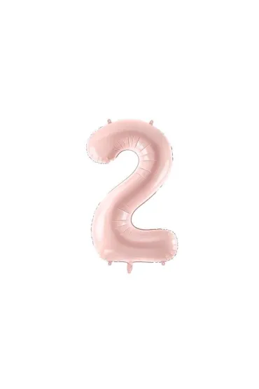 PartyDeco Balon foliowy 2 jasny r�owy 72cm