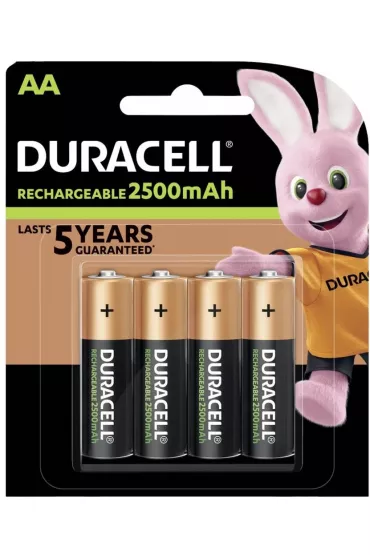 Bateria �adowalna R6 Duracell 2500MAH B/C DURACELL 057043 DUR 4 szt.