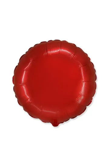 Godan Balon foliowy Okr�g�y czerwony 46cm