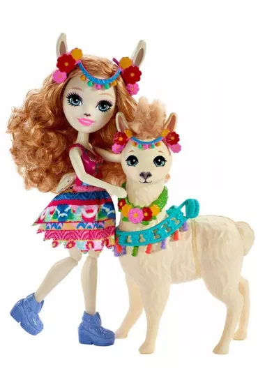 EnchanTimals - Lalka Lluella Llama + Zwierz�tko Fleecy Mattel