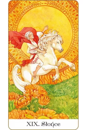 S�owia�ski Tarot Z�otego Ko�a �ycia – 78 kart + ksi��ka - Mila  Losenko