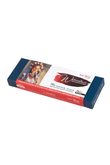 Rosa Farby akwarelowe w kostkach Portret 14 kolor�w 35 ml