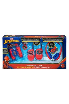 Spiderman Zestaw przygoda 5w1: latarka, kompas, lornetka, walkie talkie, suchawki  SM-V302 eKids